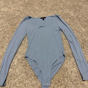 Forever 21 baby blue bodysuit